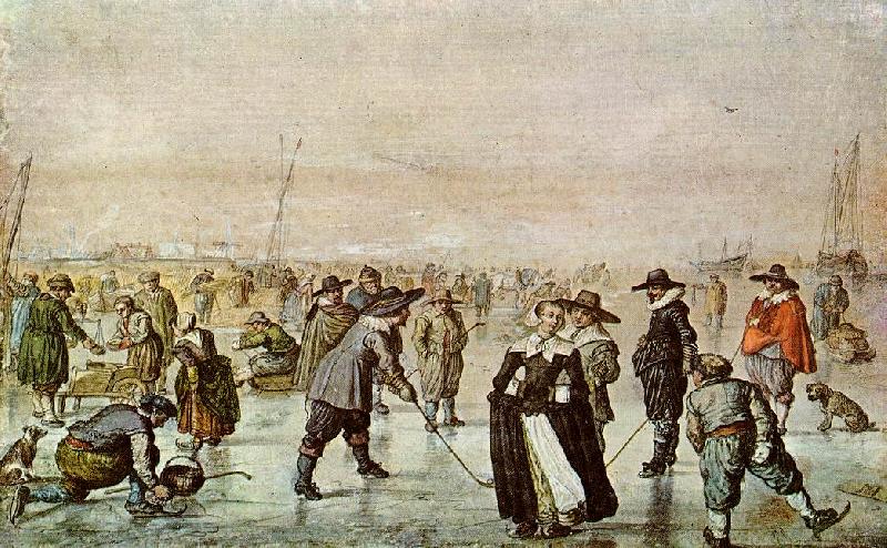 Hendrick Avercamp A Scene on the Ice china oil painting image